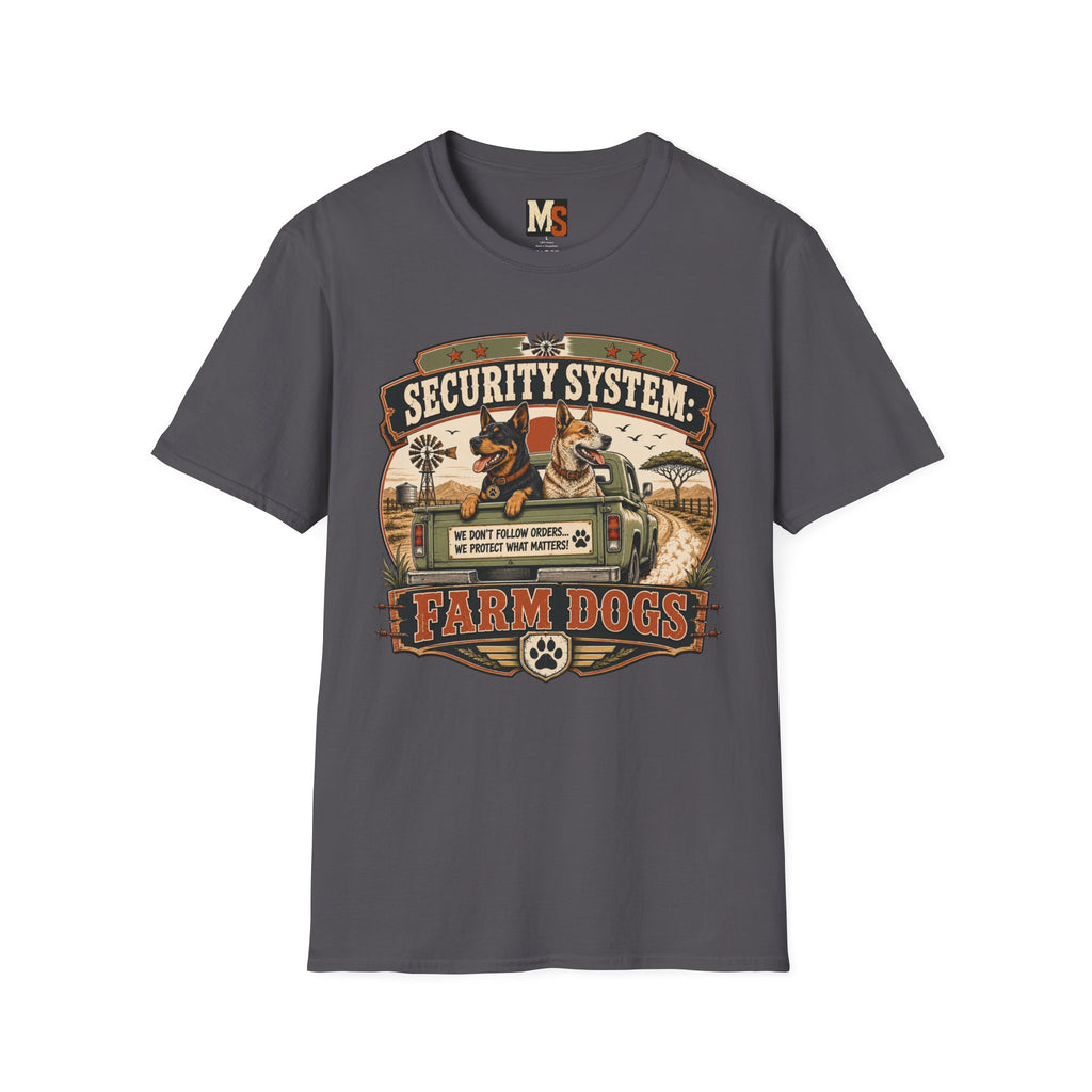 Security system Farm Dogs T-shirt
