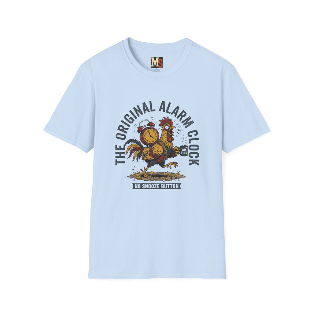 The original Alarm Clock - no snooze button T-shirt