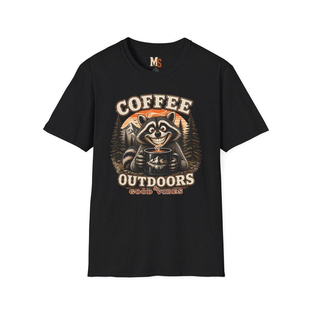 Coffee outdoors & Good vibes T-shirt