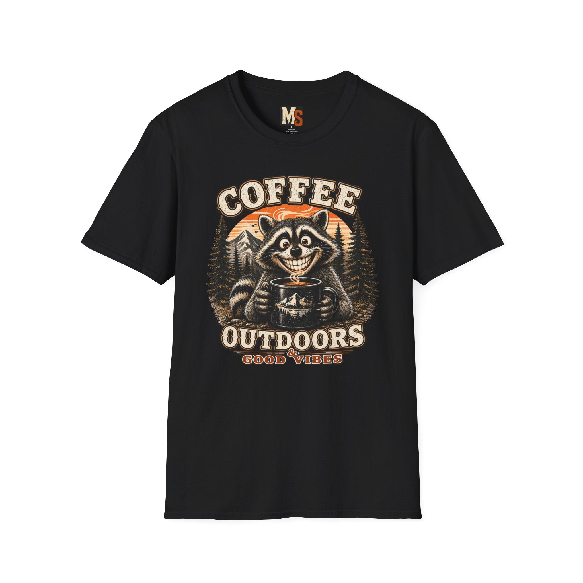 Coffee outdoors & Good vibes T-shirt