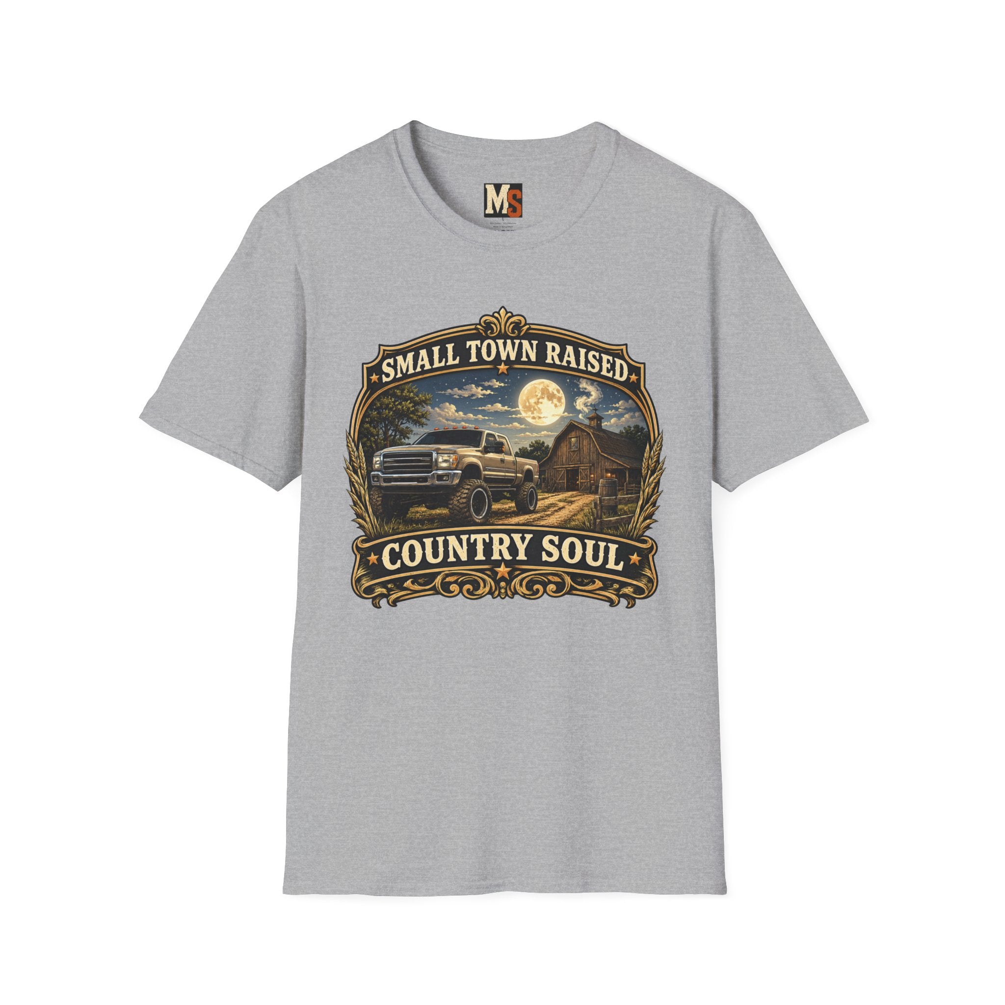 Small town raised - country soul T-shirt
