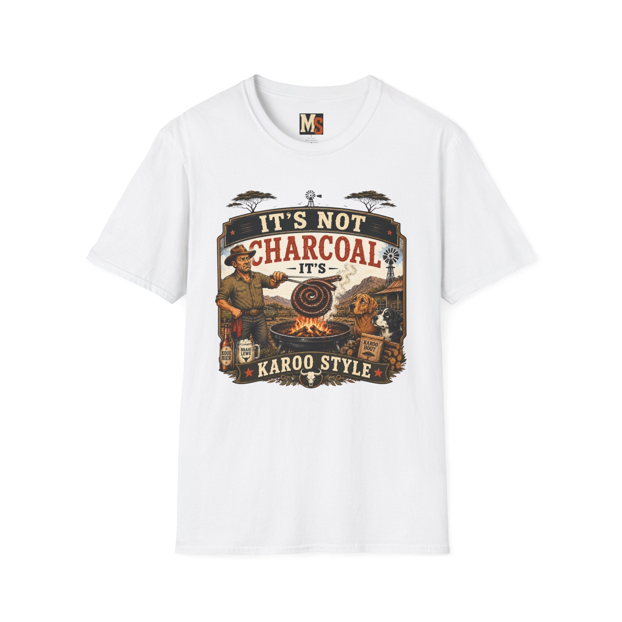 It's not charcoal - It's Karoo style T-shirt