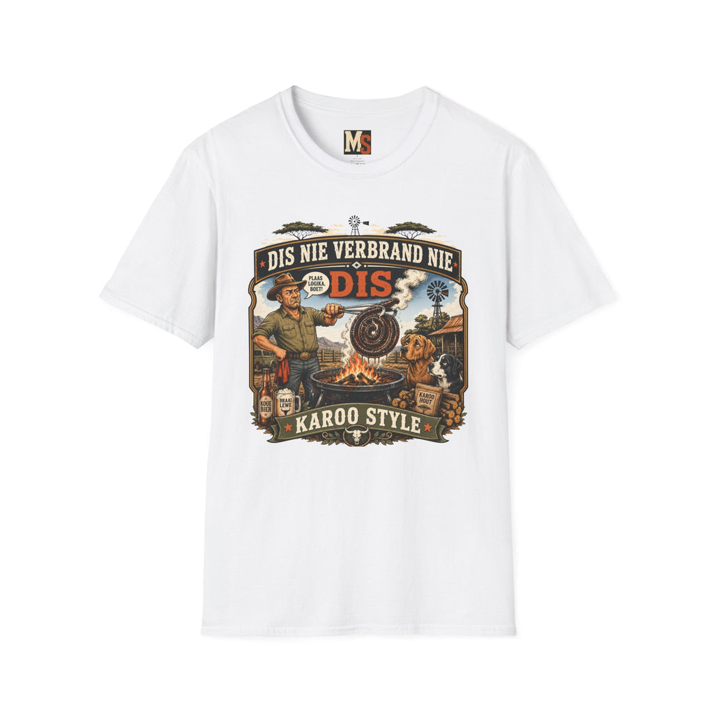 Die nie verbrand nie - dis Karoo style T-shirt