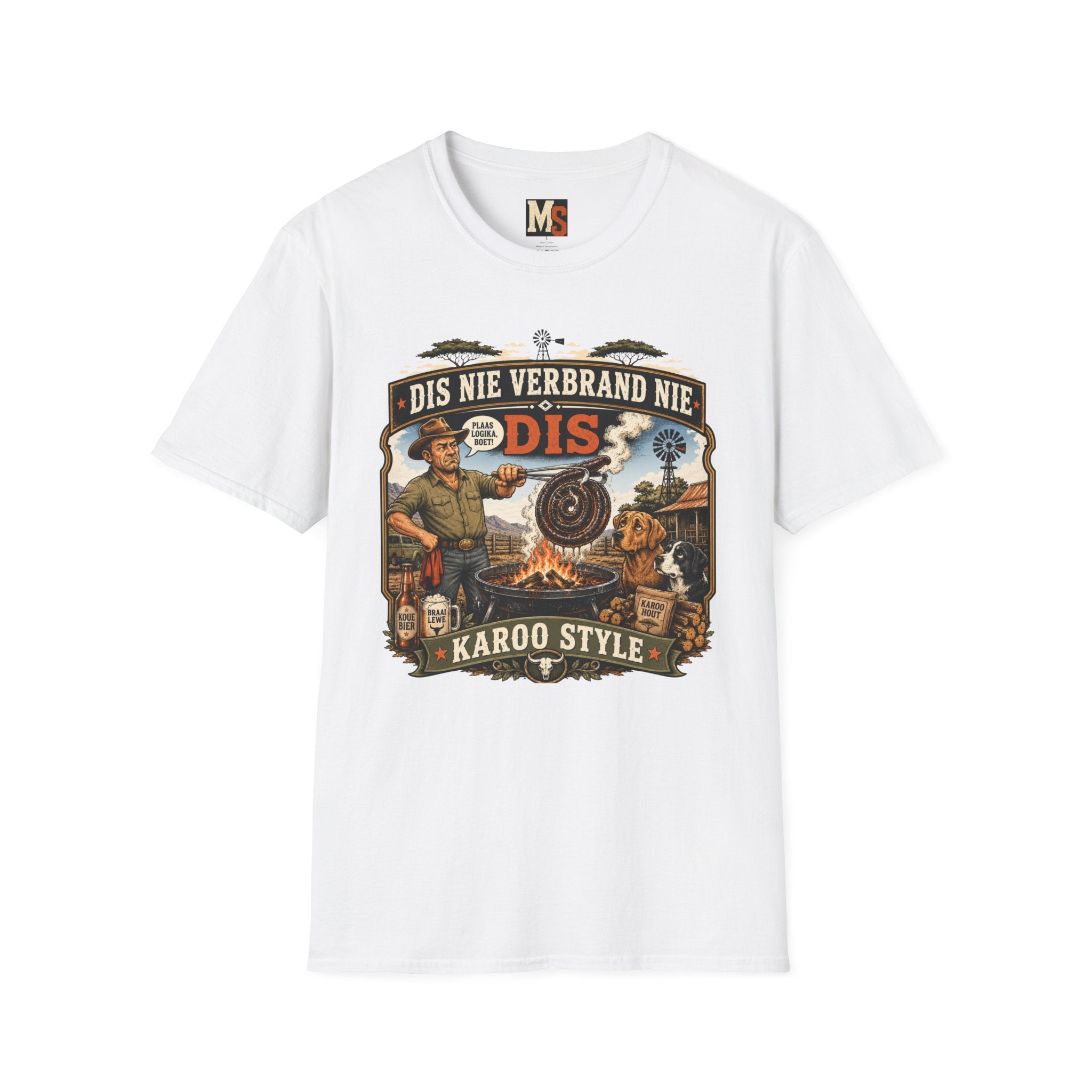 Die nie verbrand nie - dis Karoo style T-shirt