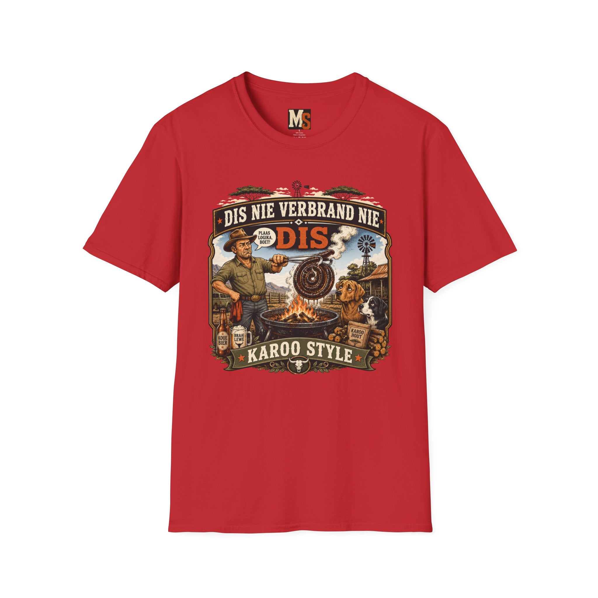 Die nie verbrand nie - dis Karoo style T-shirt