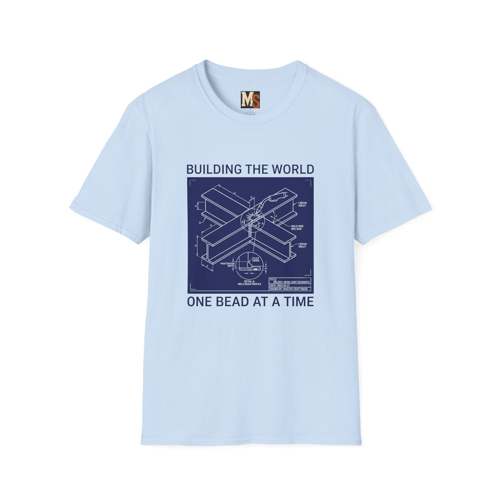 Building the World - one bead at a time T-shirt