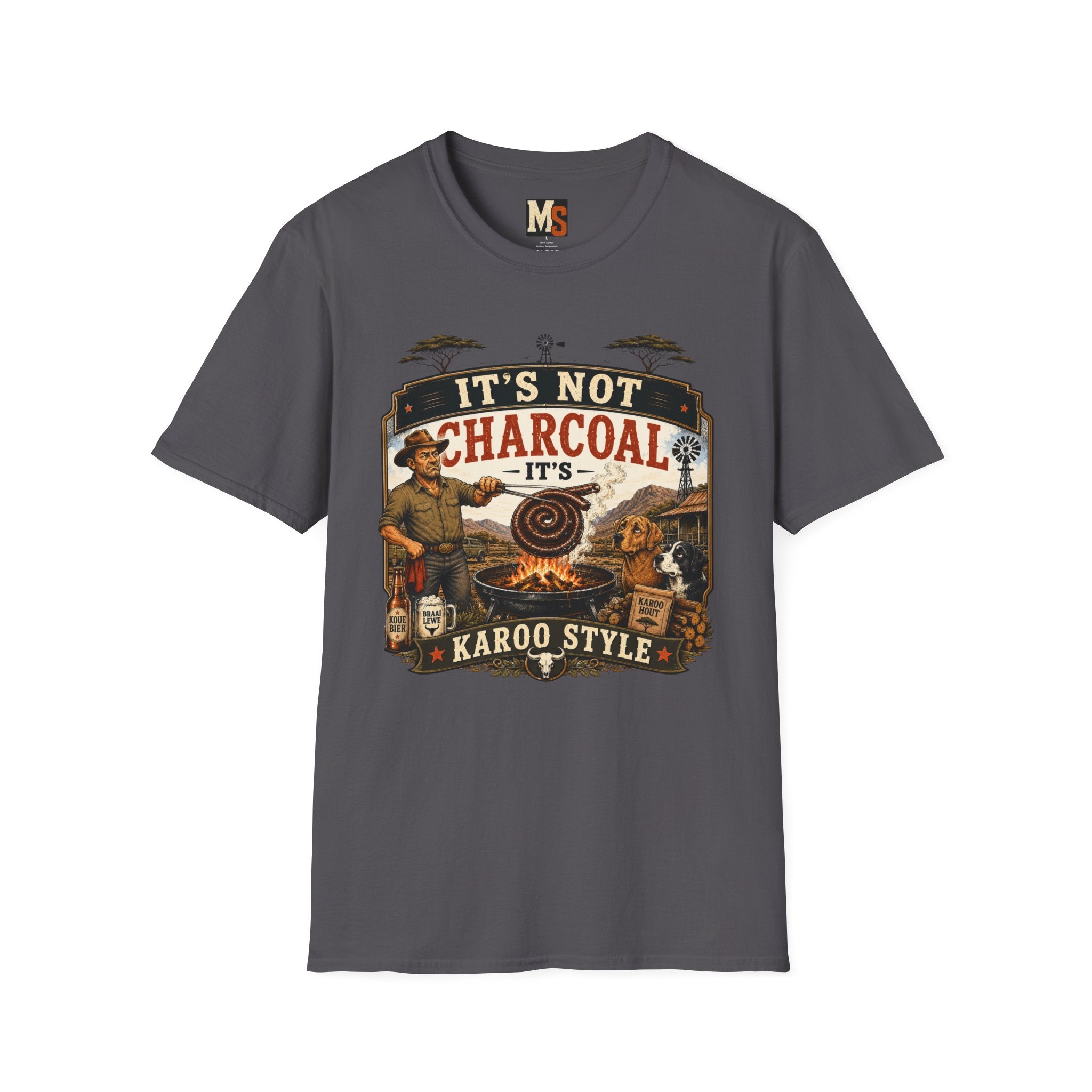It's not charcoal - It's Karoo style T-shirt