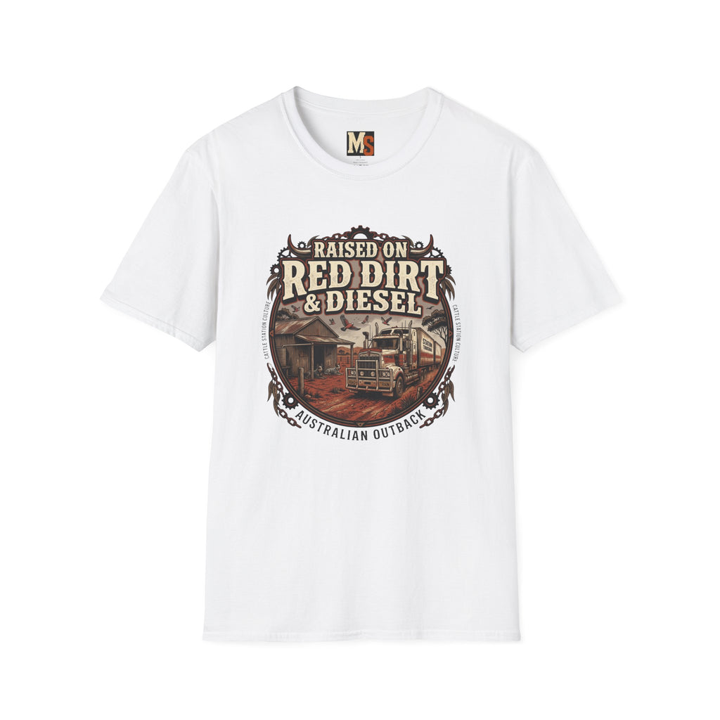 Raised on Red Dirt & Diesel T-shirt
