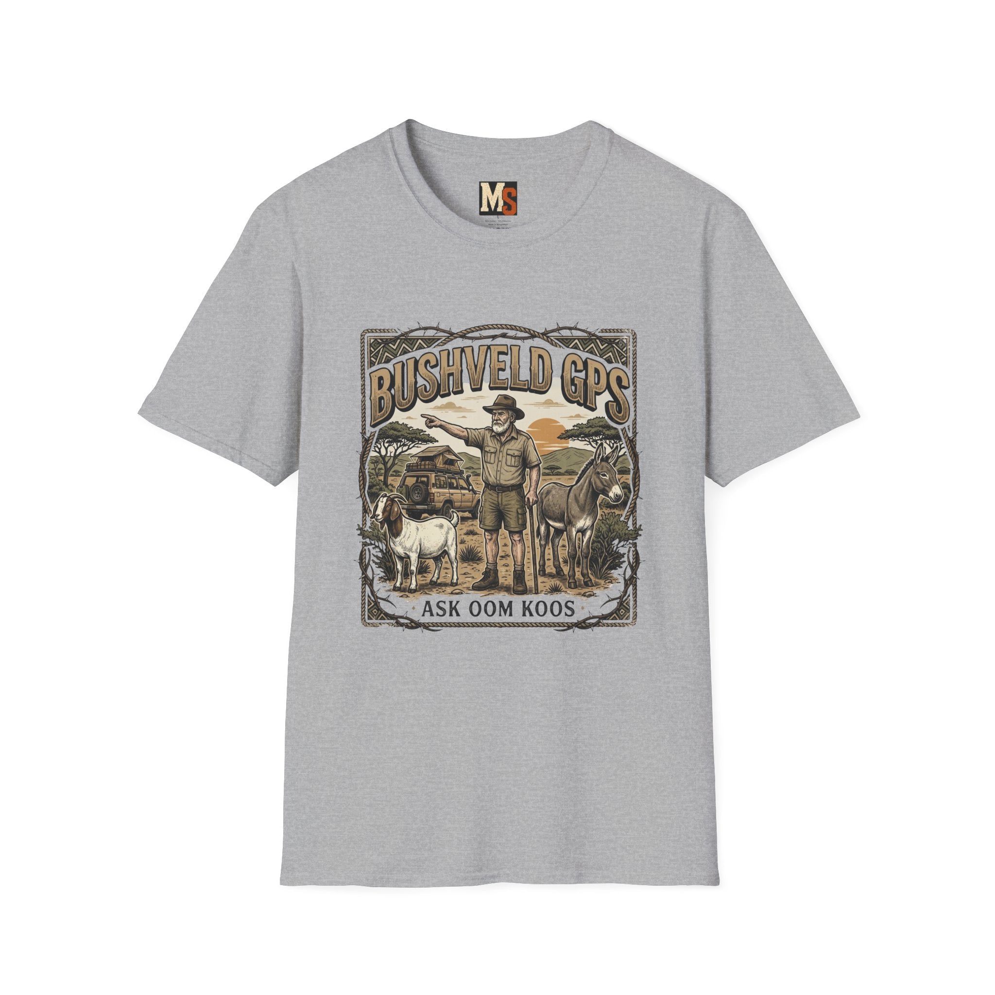 Bushveld GPS - Ask Oom Koos T-shirt