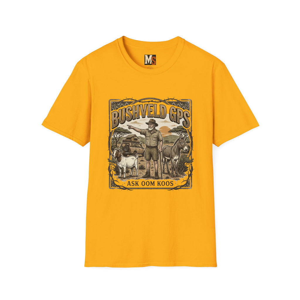 Bushveld GPS - Ask Oom Koos T-shirt