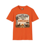 Laatslaap buite die kwessie T-shirt