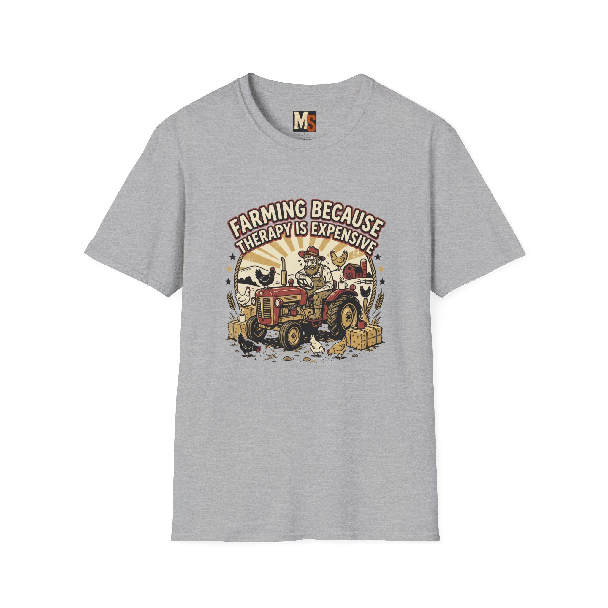 Farming because therapy is expensive T-shirt