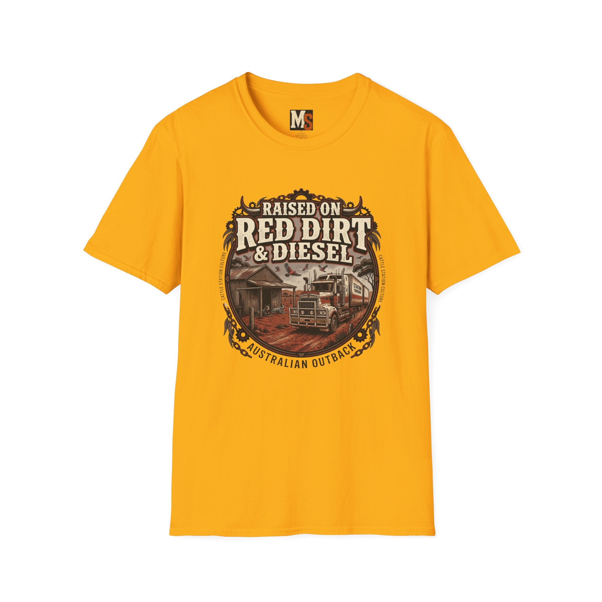 Raised on Red Dirt & Diesel T-shirt