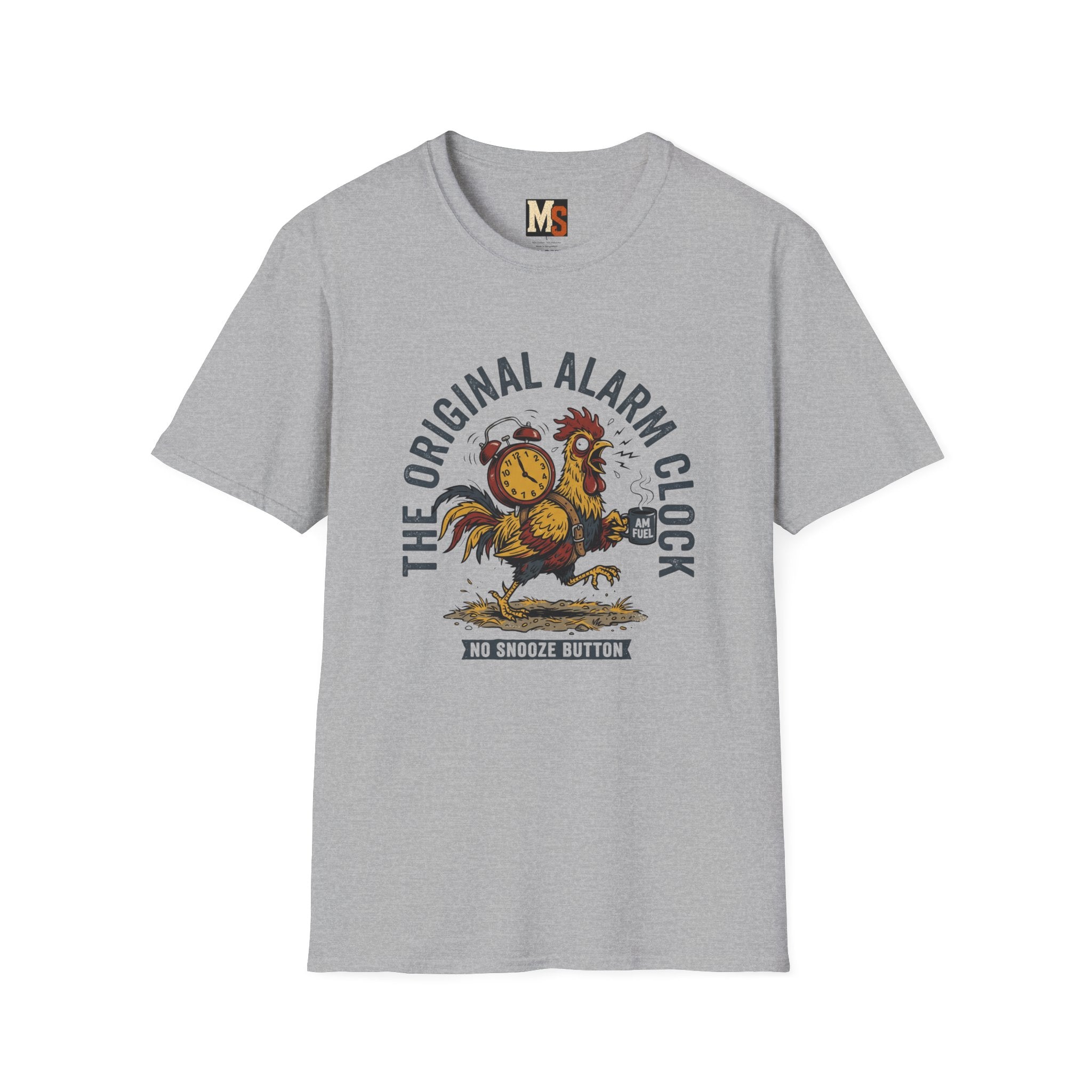 The original Alarm Clock - no snooze button T-shirt