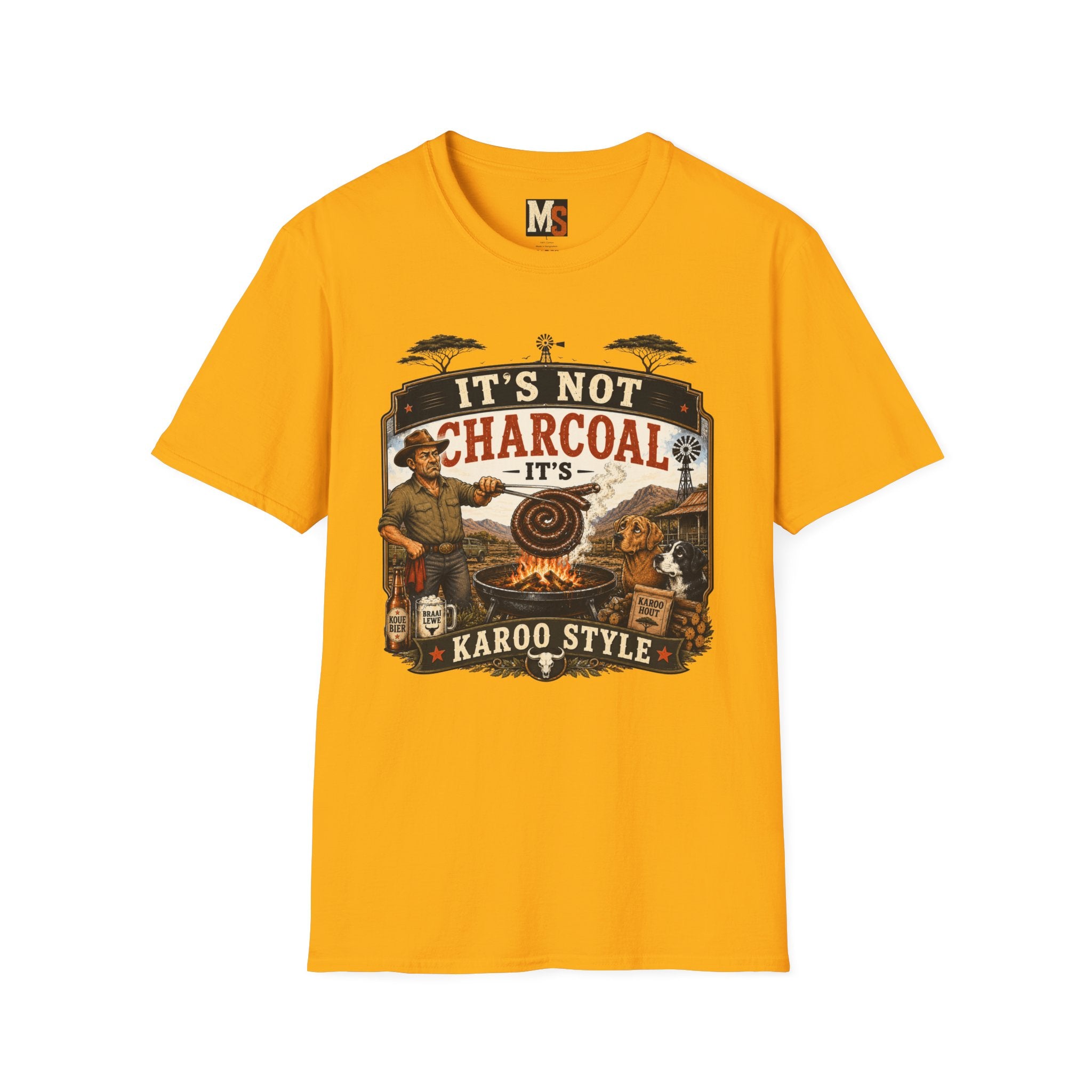 It's not charcoal - It's Karoo style T-shirt
