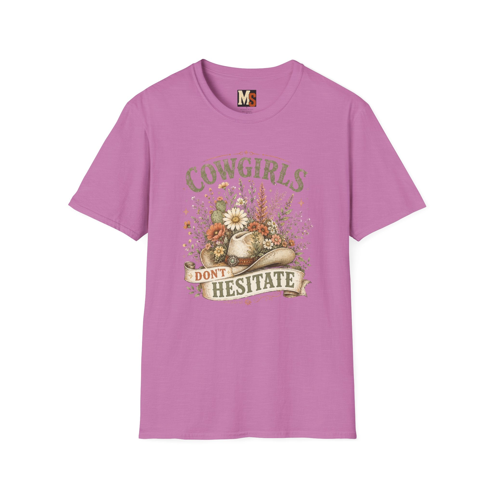 Cowgirls don't hesitate T-shirt