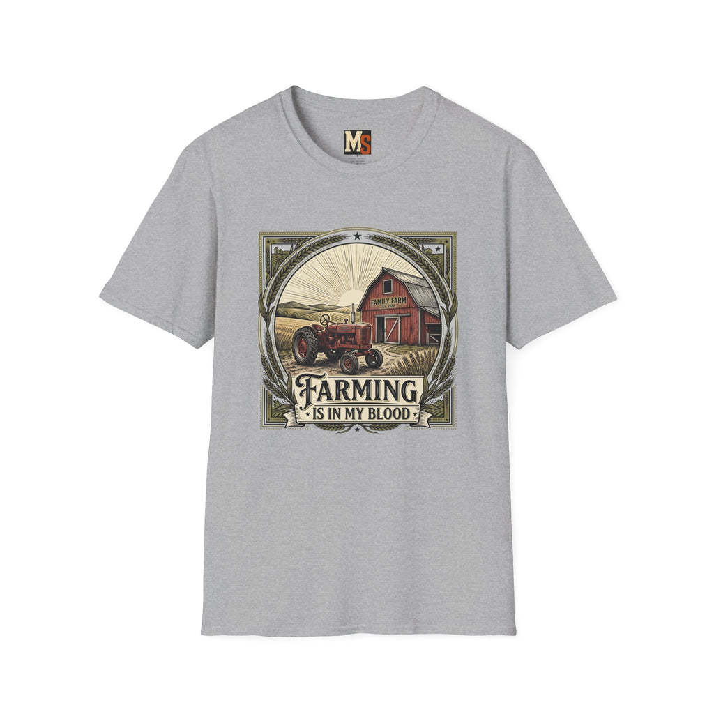 Farming is in my blood T-shirt