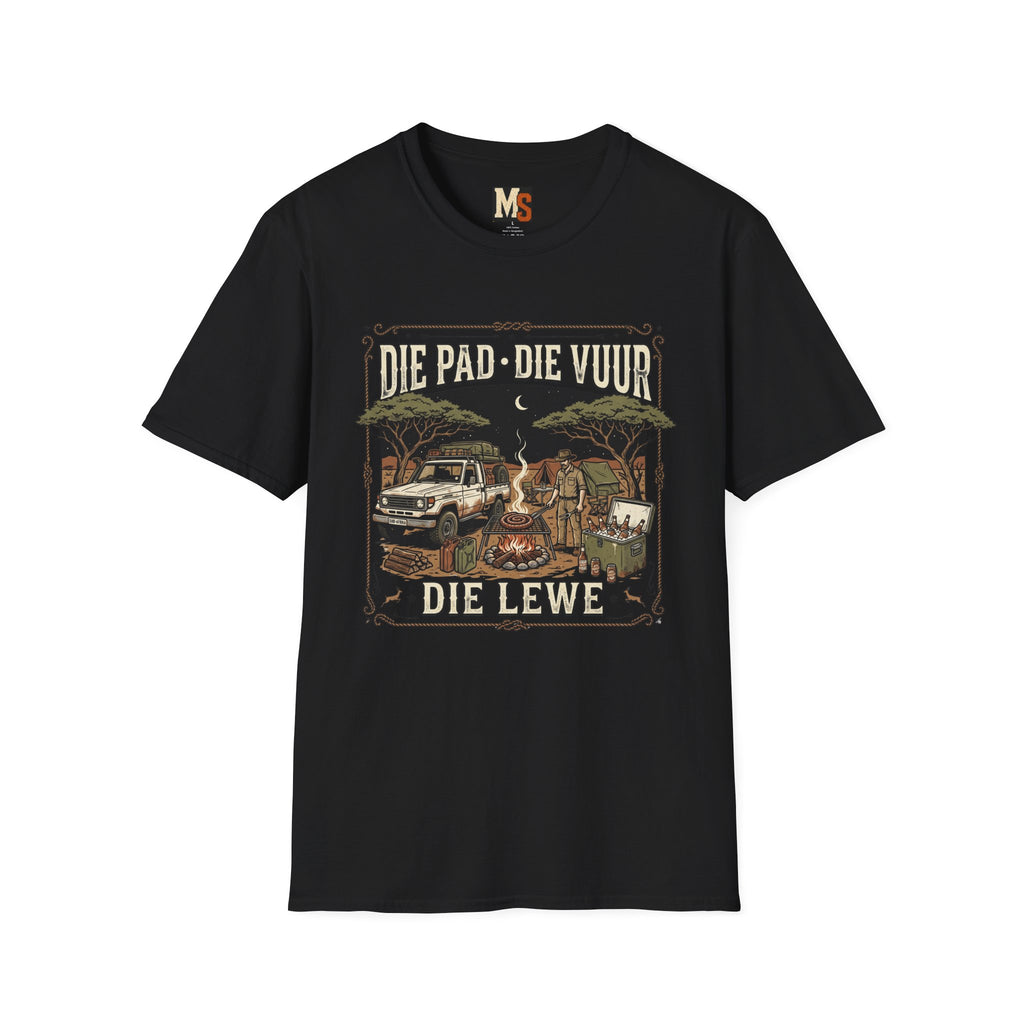 Die pad, die vuur, die lewe T-shirt