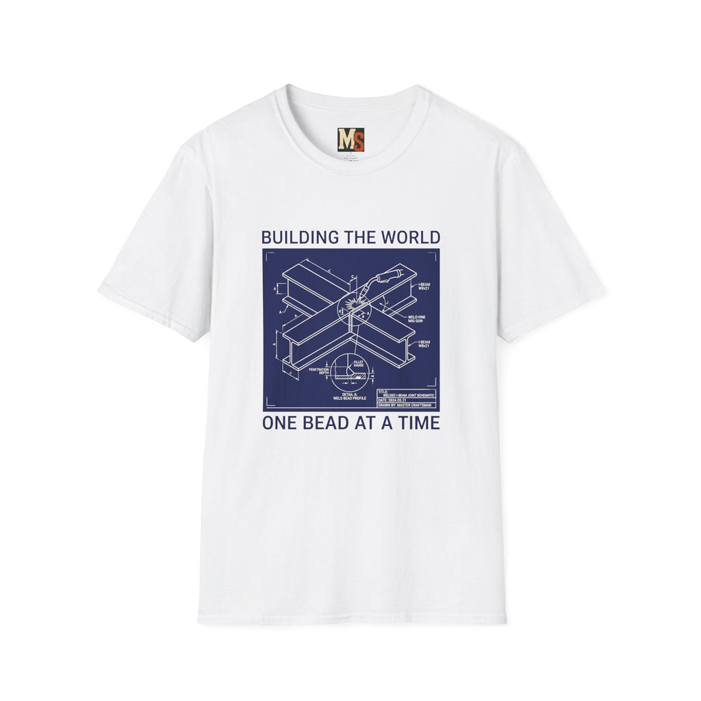 Building the World - one bead at a time T-shirt