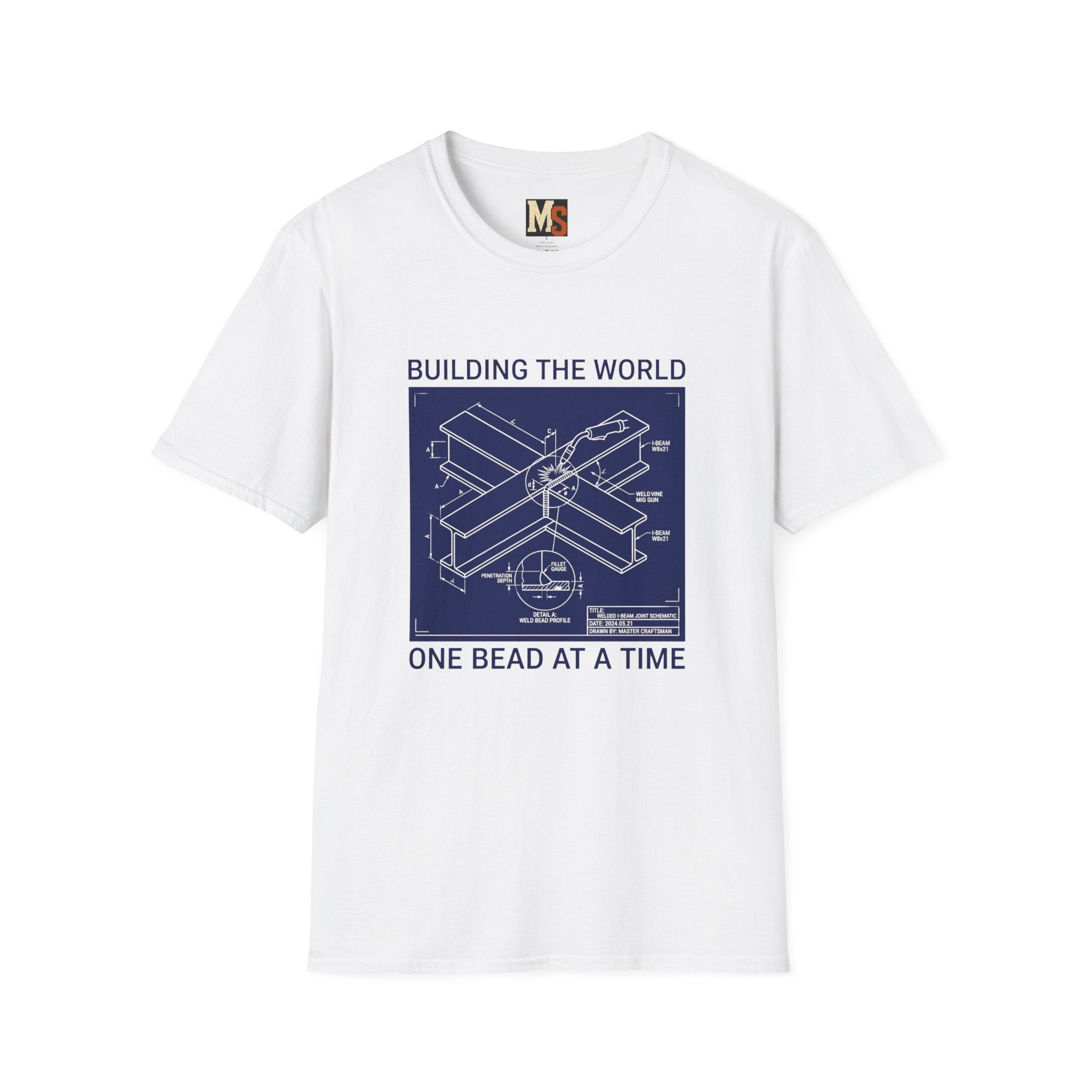Building the World - one bead at a time T-shirt