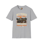 My tires carry mud, my soul peace T-shirt