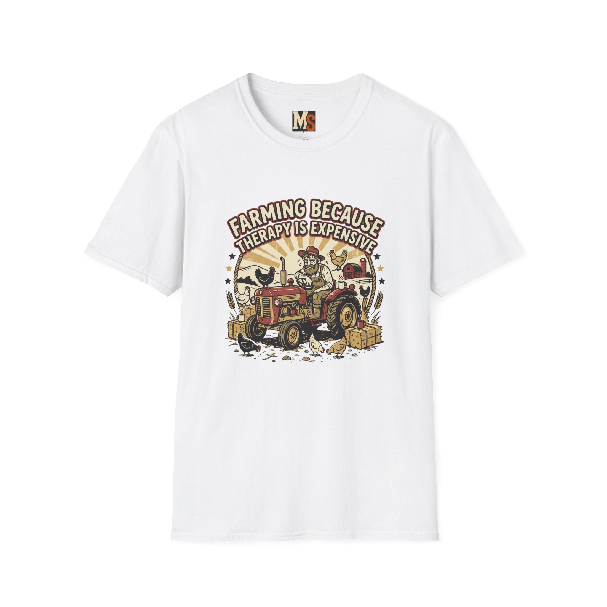 Farming because therapy is expensive T-shirt