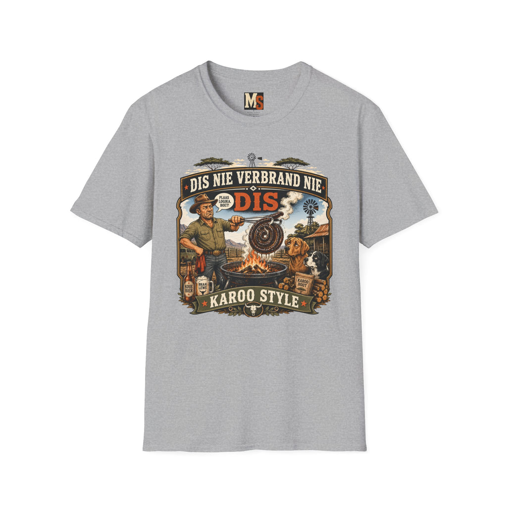 Die nie verbrand nie - dis Karoo style T-shirt