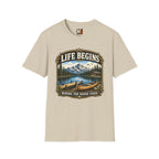 Life begins where the noise ends T-shirt