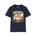 Laatslaap buite die kwessie T-shirt