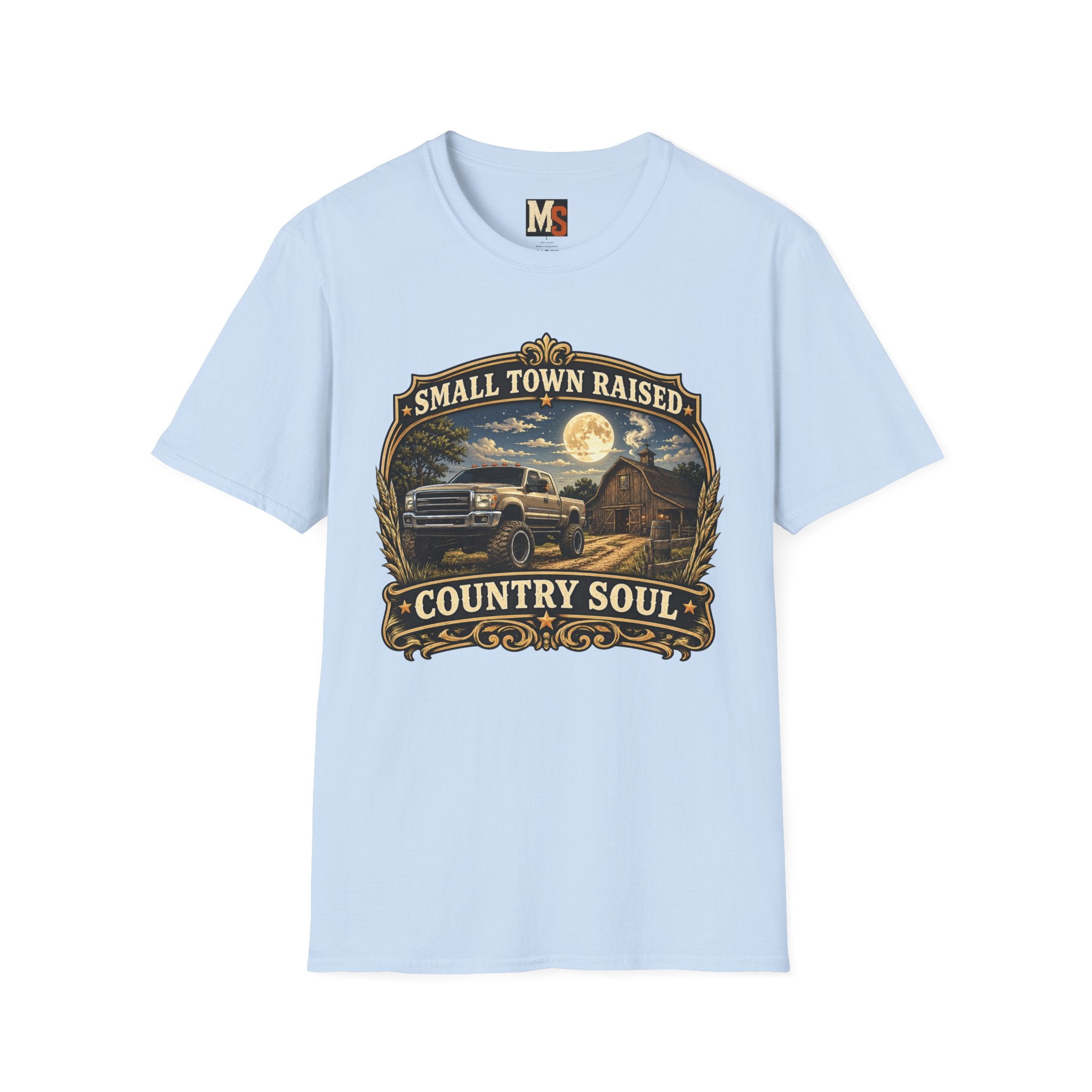 Small town raised - country soul T-shirt