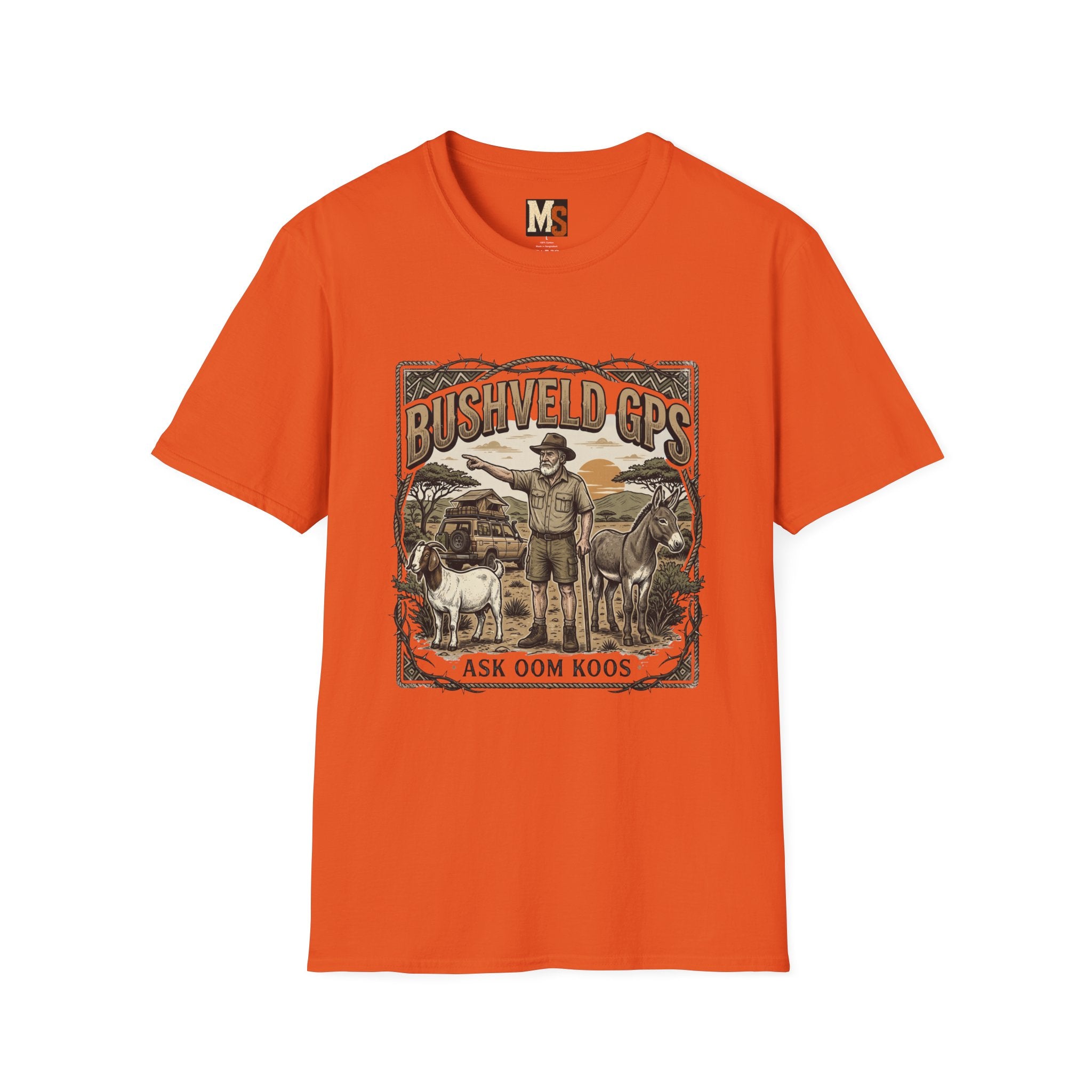 Bushveld GPS - Ask Oom Koos T-shirt