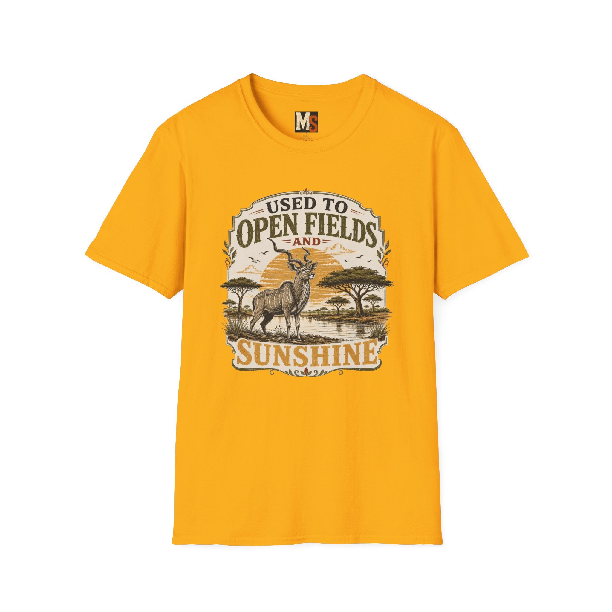 Used to Open Fields and Sunshine T-shirt