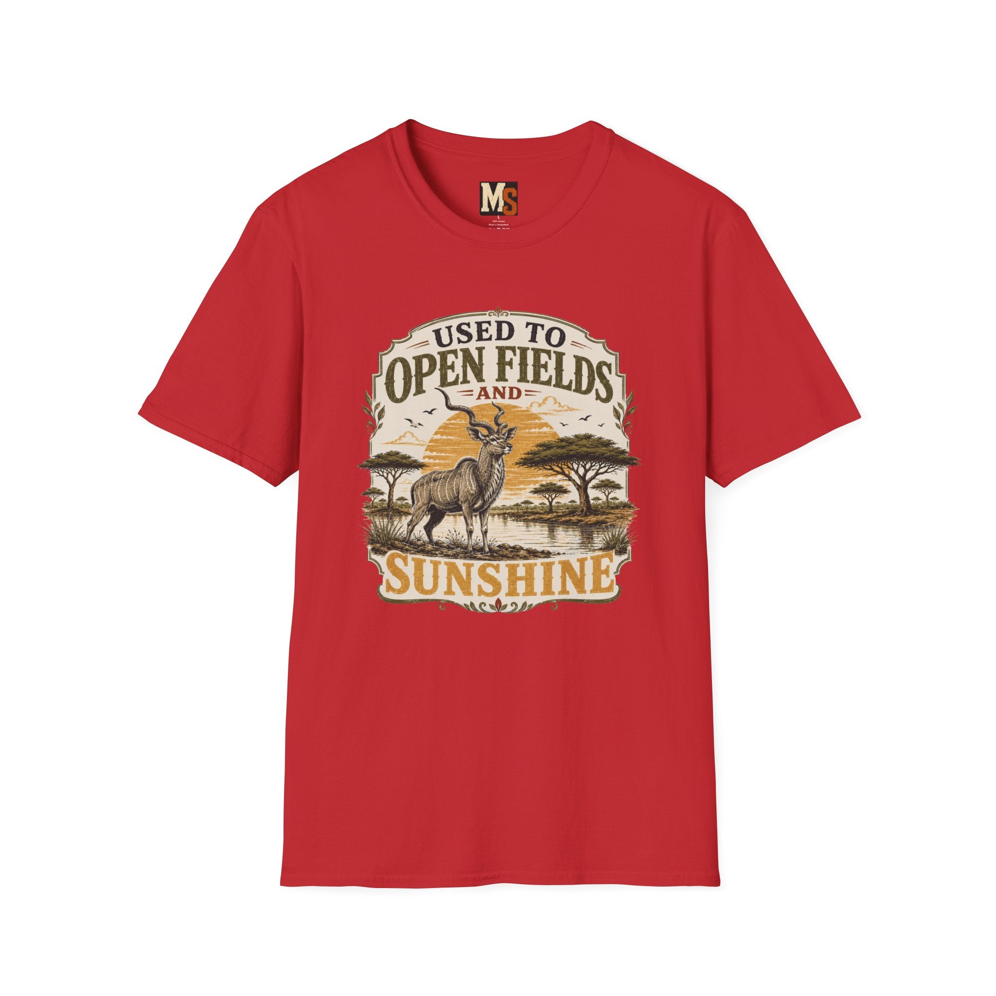 Used to Open Fields and Sunshine T-shirt