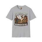 Ek luister net wanneer ek wil T-shirt