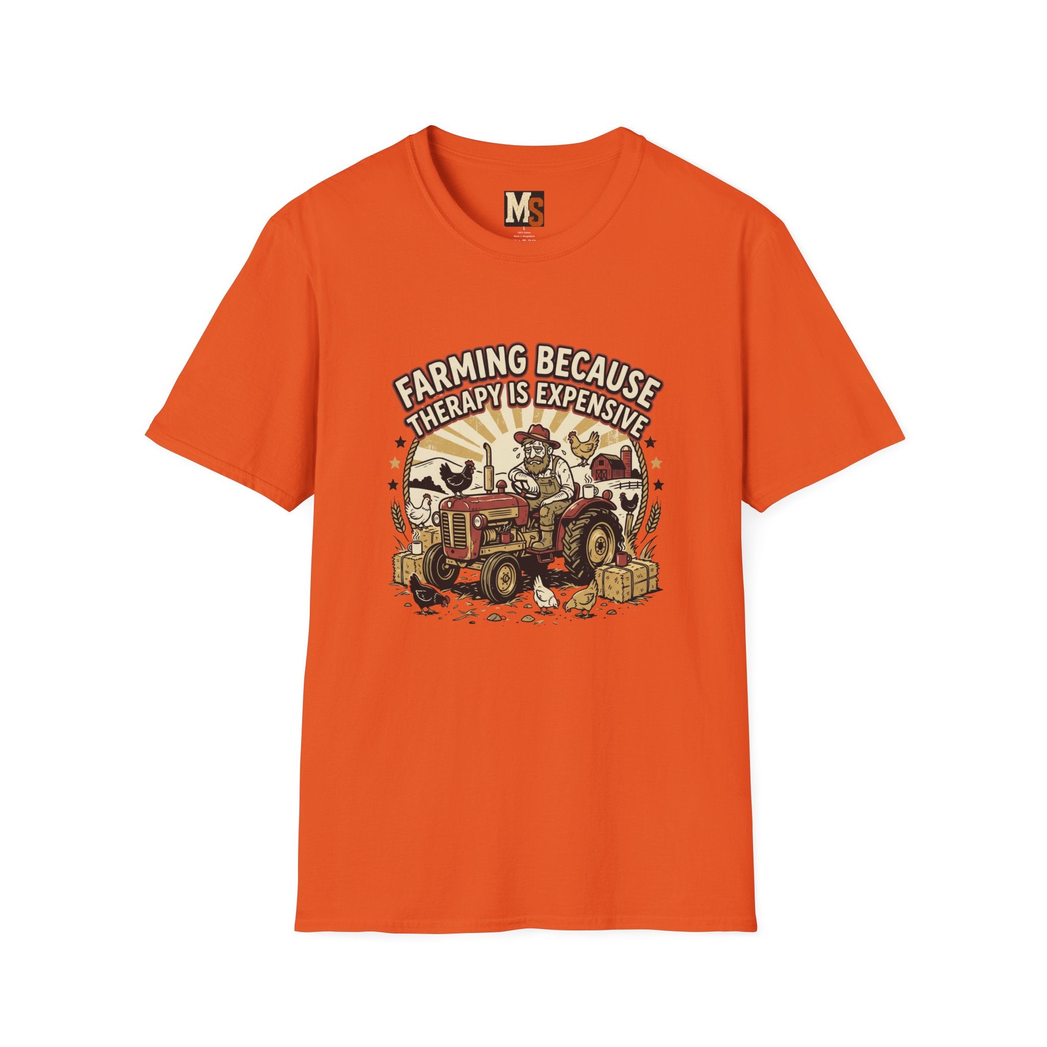 Farming because therapy is expensive T-shirt