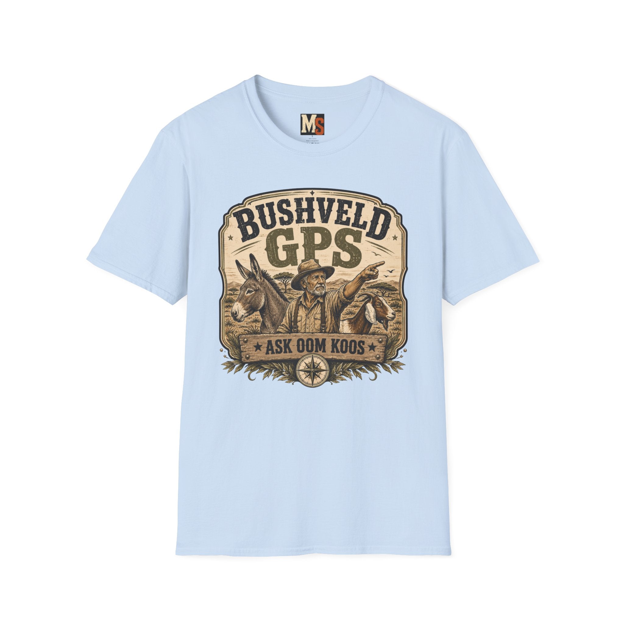 Bushveld GPS - Ask Oom Koos T-shirt
