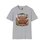 Wors is belangriker as die slaai t-shirt