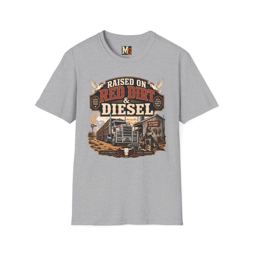 Raised on Red Dirt & Diesel T-shirt