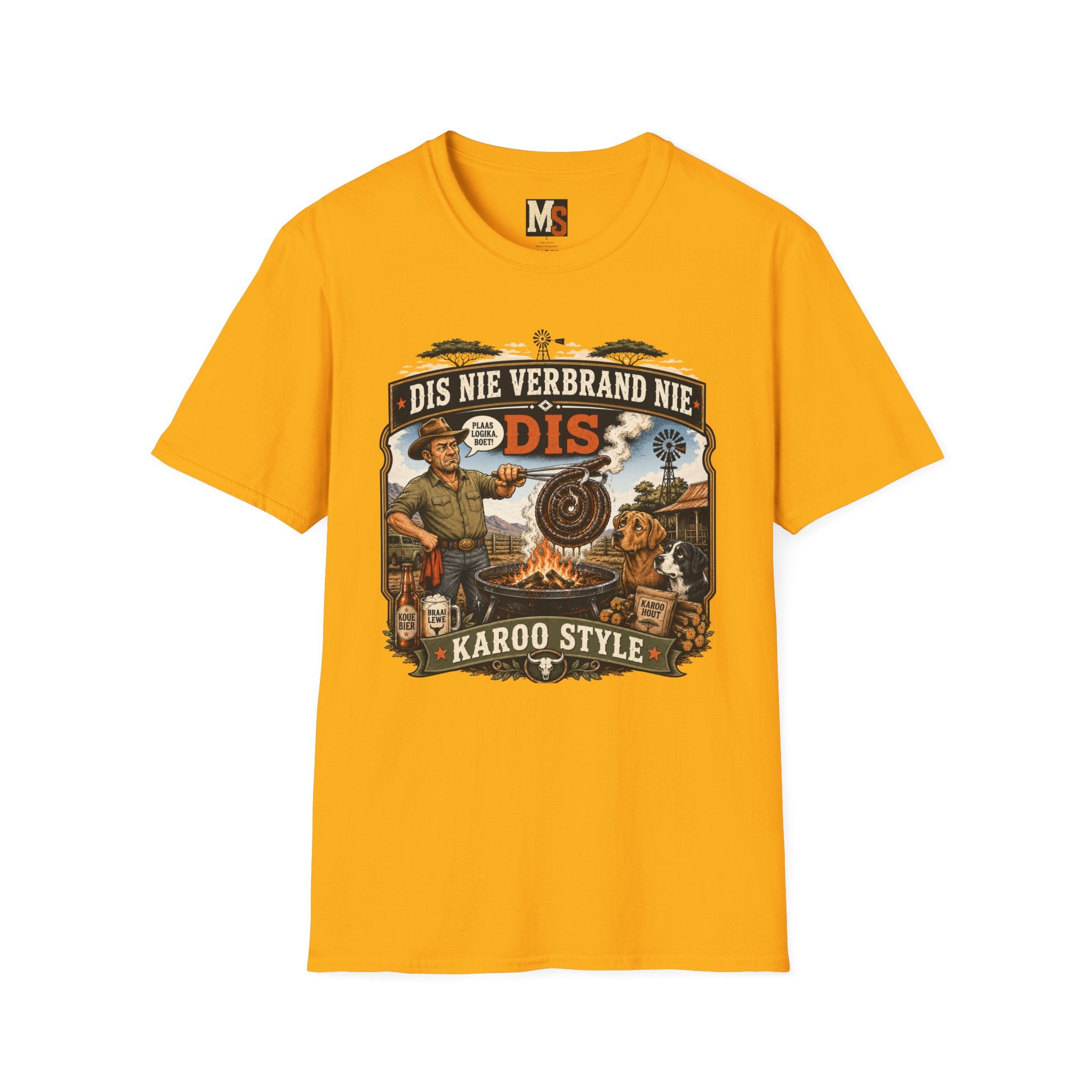 Die nie verbrand nie - dis Karoo style T-shirt