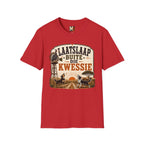 Laatslaap buite die kwessie T-shirt