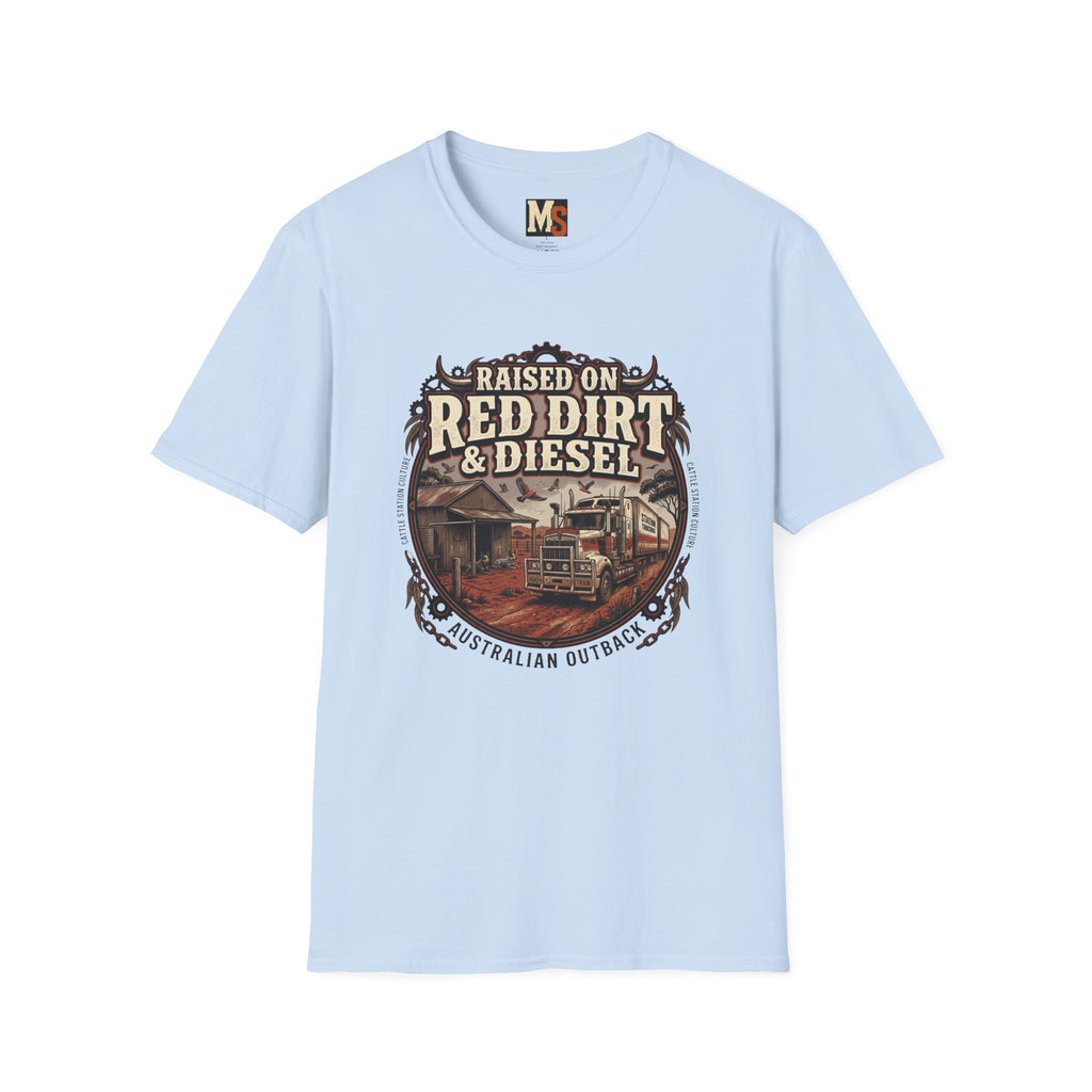Raised on Red Dirt & Diesel T-shirt