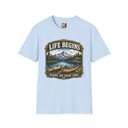 Life begins where the noise ends T-shirt