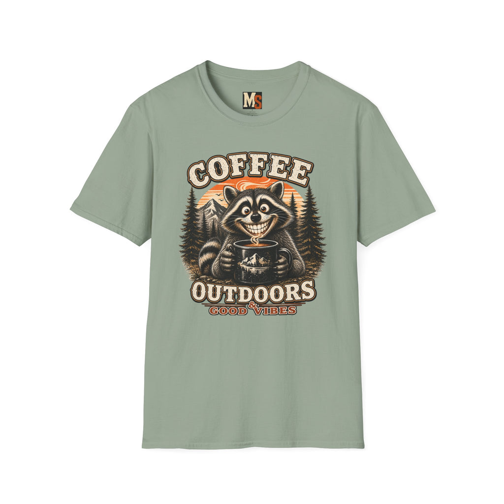 Coffee outdoors & Good vibes T-shirt