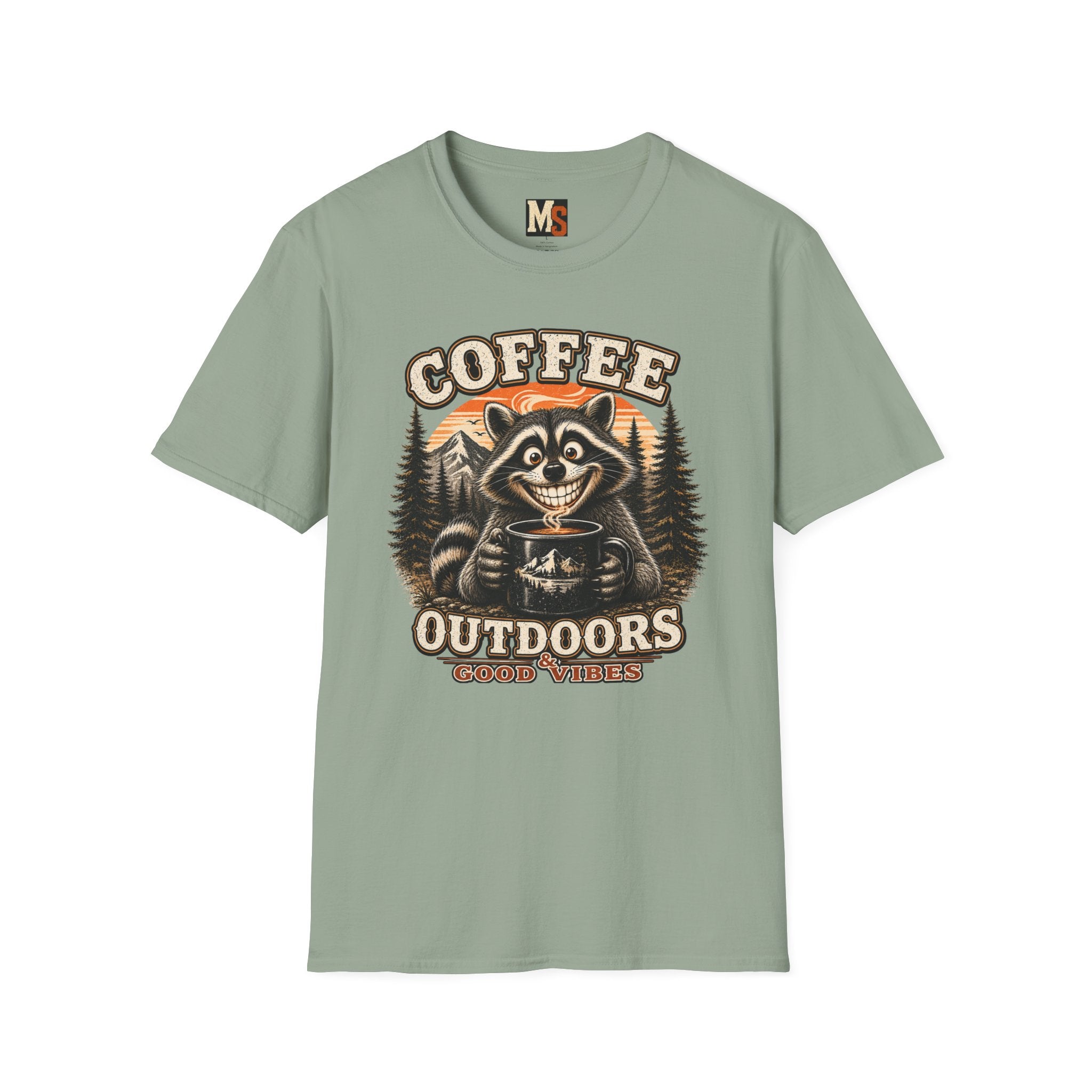Coffee outdoors & Good vibes T-shirt