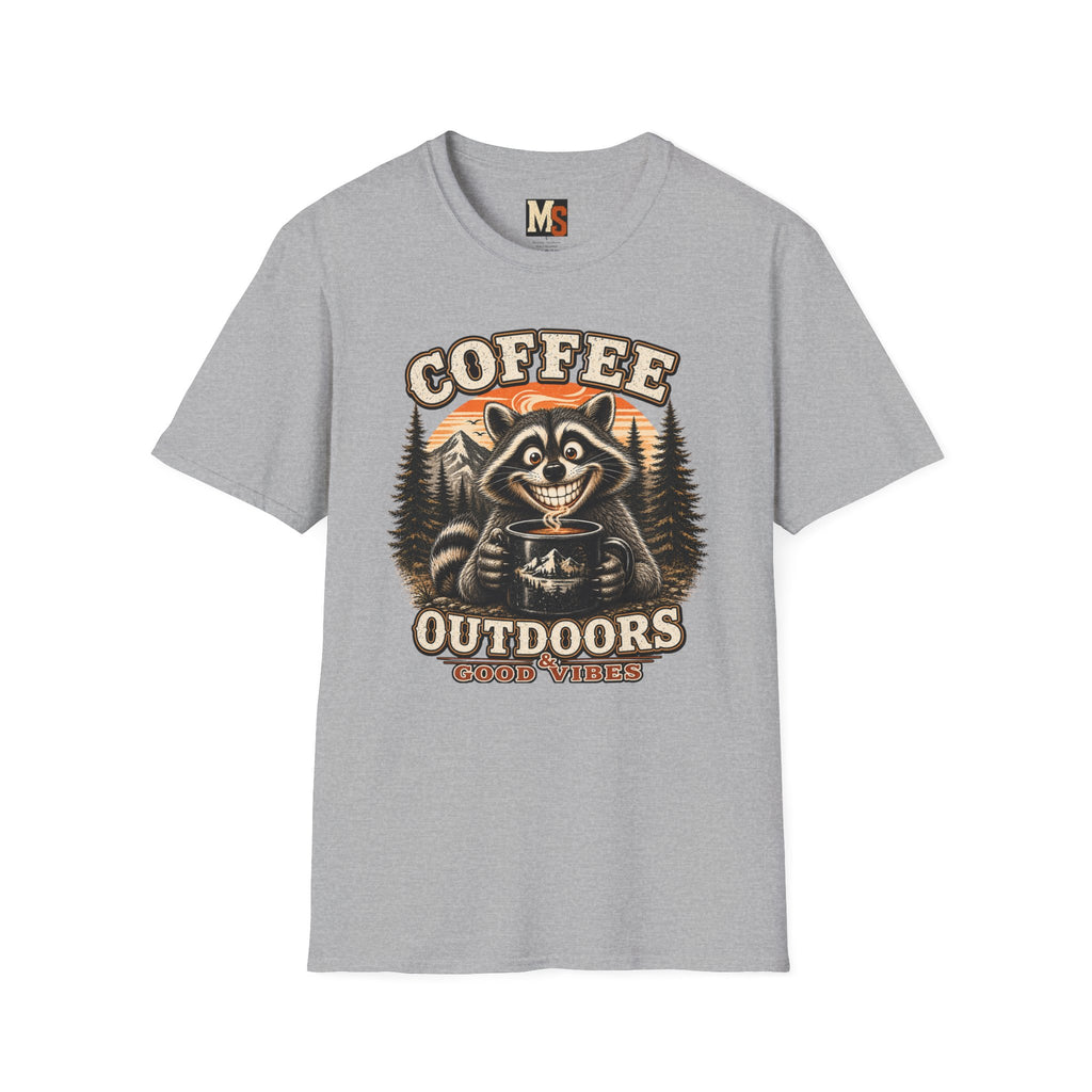 Coffee outdoors & Good vibes T-shirt