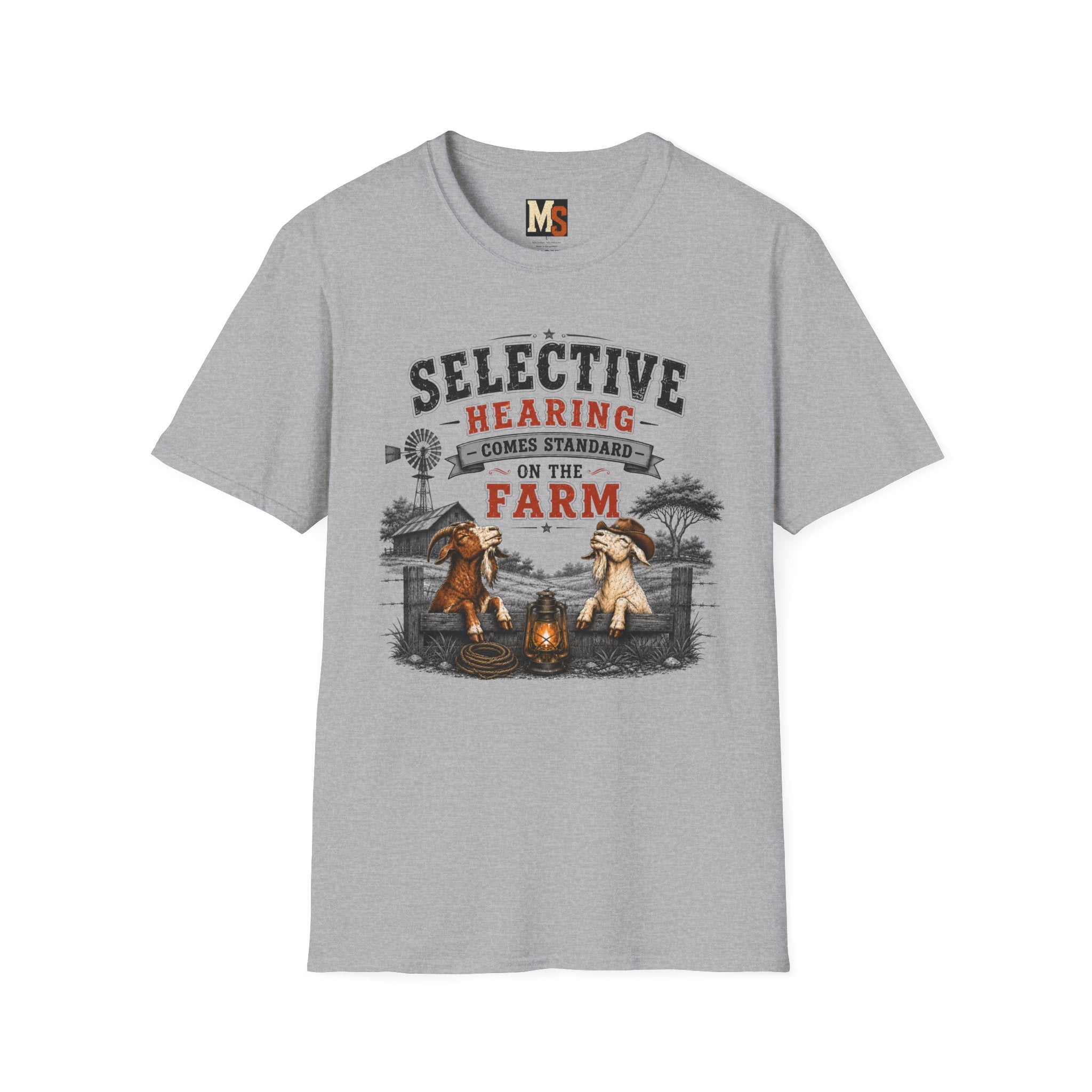 Selective hearing comes standard on the Farm (2) T-shirt