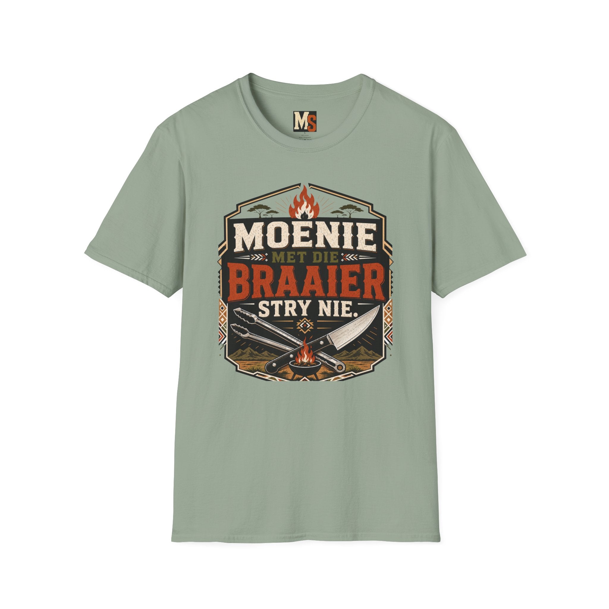 Moenie met die braaier stry nie T-shirt