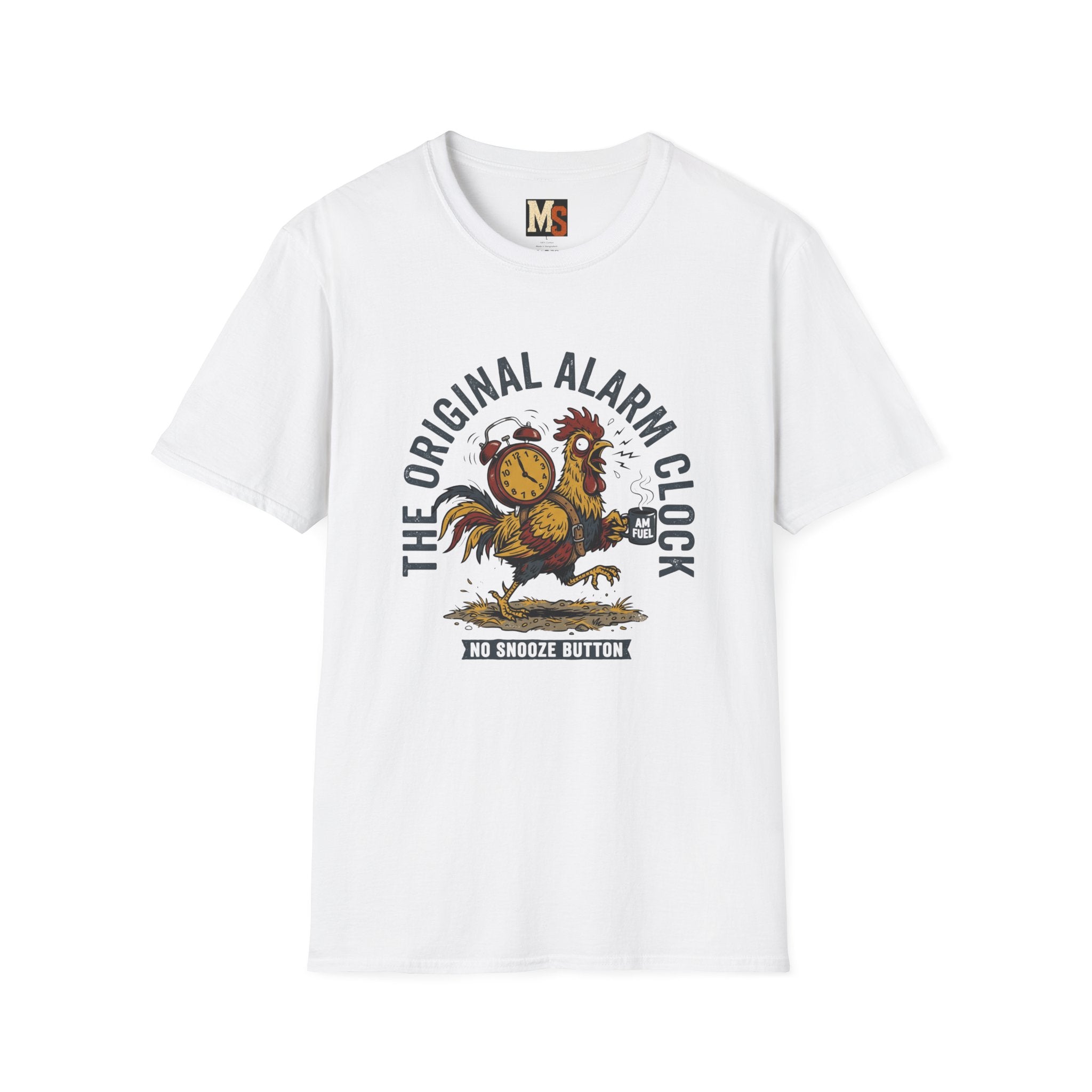 The original Alarm Clock - no snooze button T-shirt