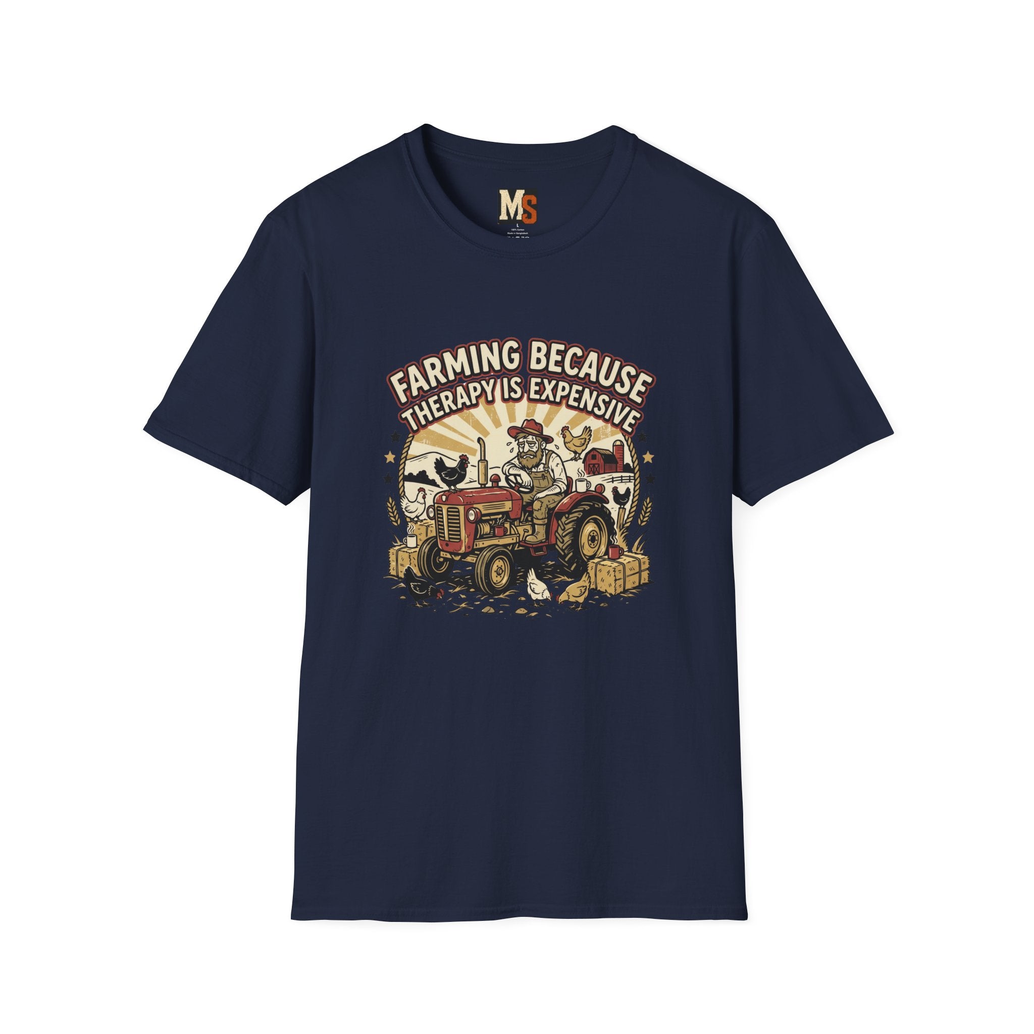 Farming because therapy is expensive T-shirt