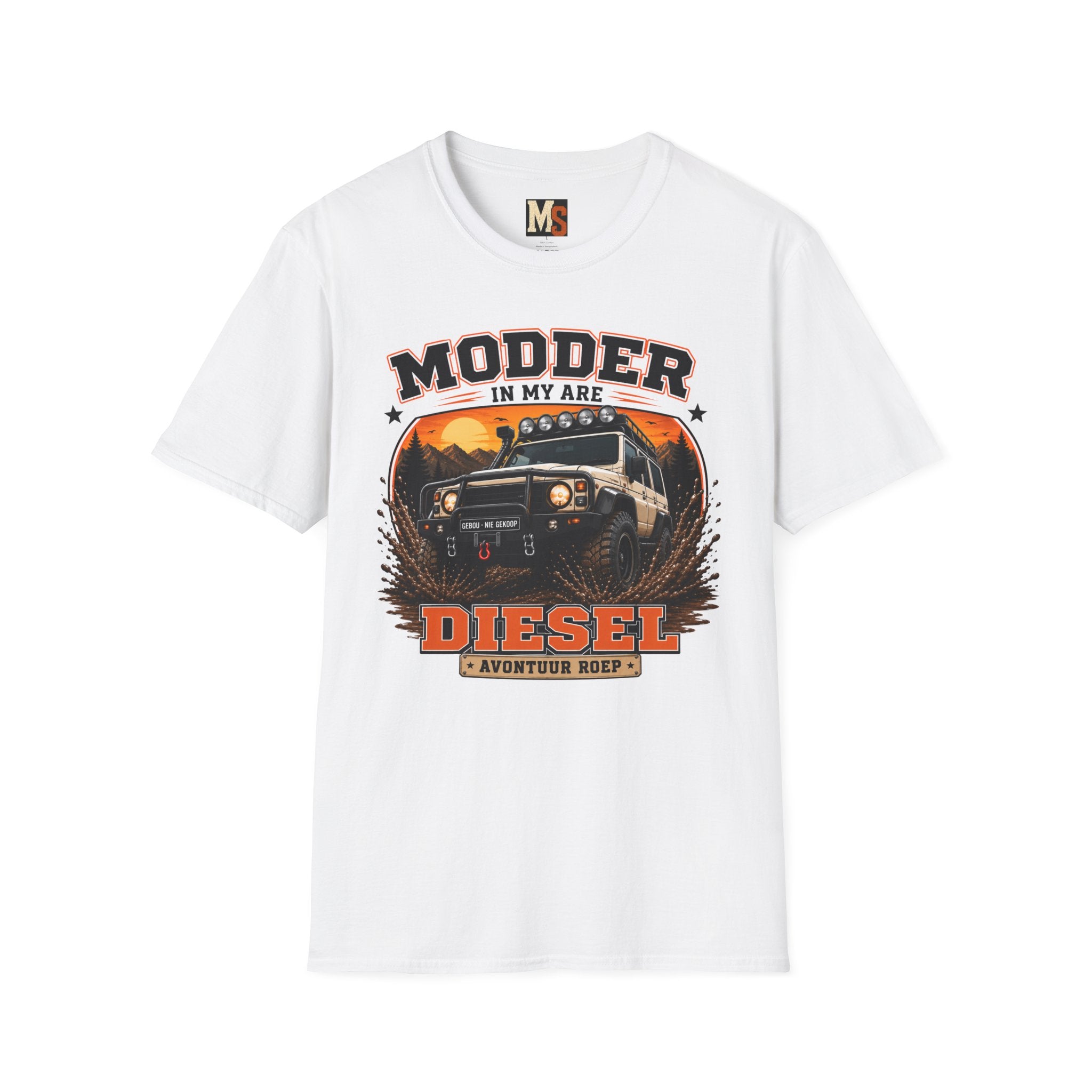 Modder in my are, Diesel avontuur roep T-shirt